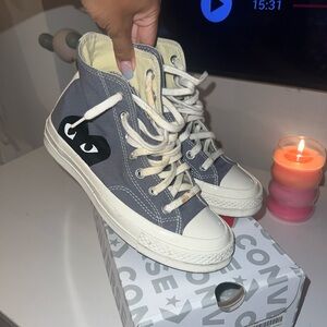 GREY HIGH TOP CDG CONVERSE